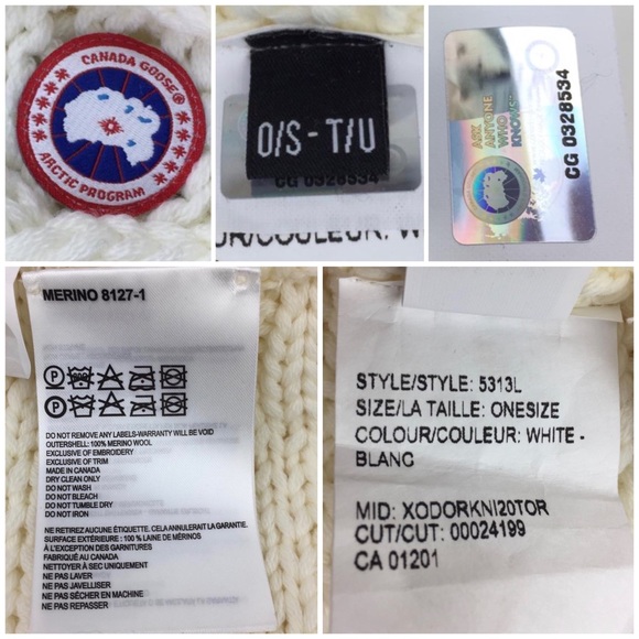 Canada Goose Chunky Knit Merino Infinity Scarf - Picture 7 of 8